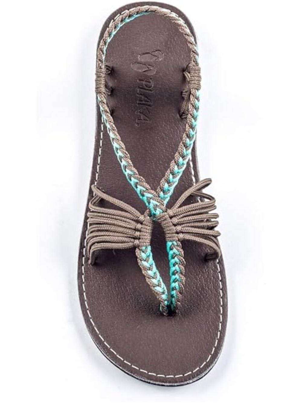 NWT Plaka Hand Woven Sandals